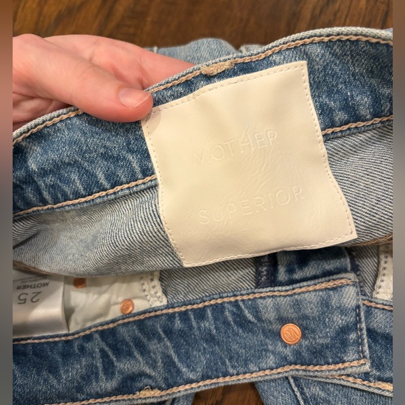 MOTHER The Insider Flood Jeans size 25 / Psych! - Picture 4 of 7